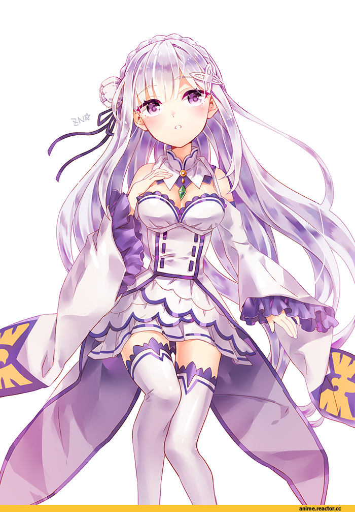Re Zero Kara Hajimeru Isekai Seikatsu, Emilia (re zero), zenyu, Anime