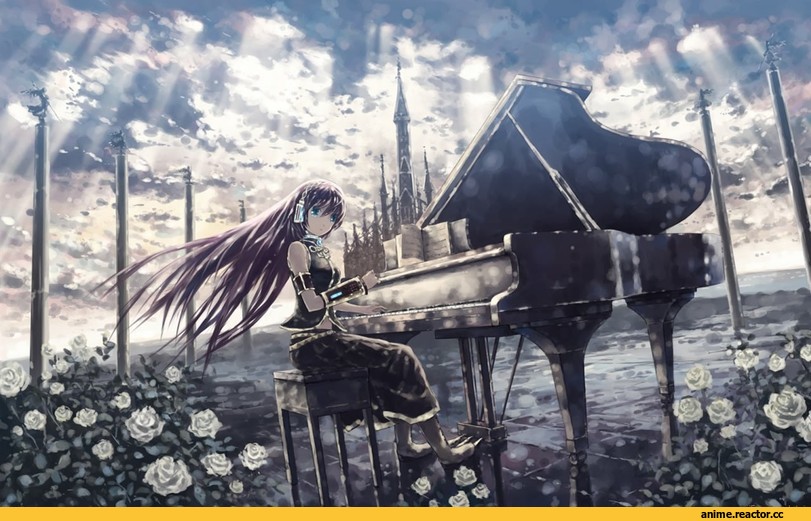 art, Vocaloid, Megurine Luka, Anime
