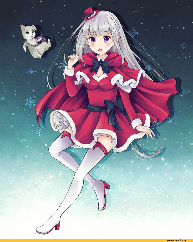 Re Zero Kara Hajimeru Isekai Seikatsu, Emilia (re zero), Pack (re zero), kutsuna ayumu, Anime