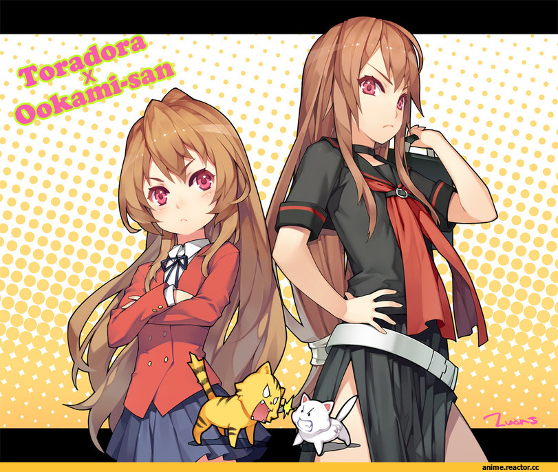 art, Toradora, Aisaka Taiga, ookami ryouka, Ookami-san to shichinin no nakama-tachi, продолжение в комментах, Anime