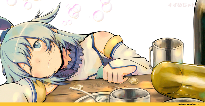 Aqua (KonoSuba), KonoSuba, amasuzume, Anime