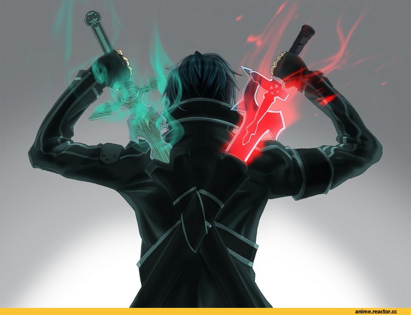 art, Kirito, Sword Art Online, Anime