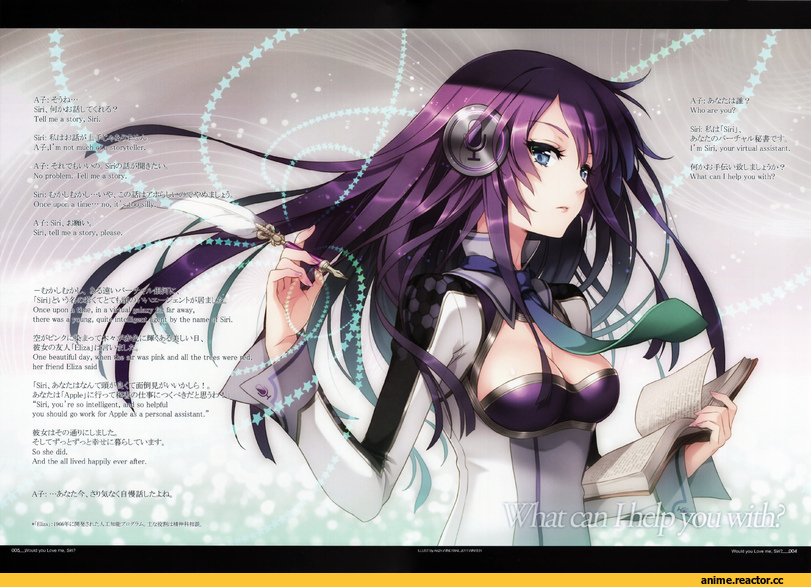 art, siri, story, Anime
