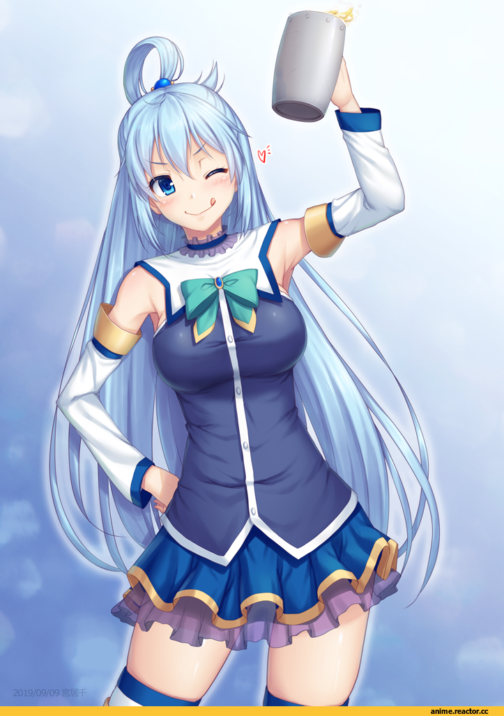 miyai max, Darkness (KonoSuba), KonoSuba, Aqua (KonoSuba), Anime