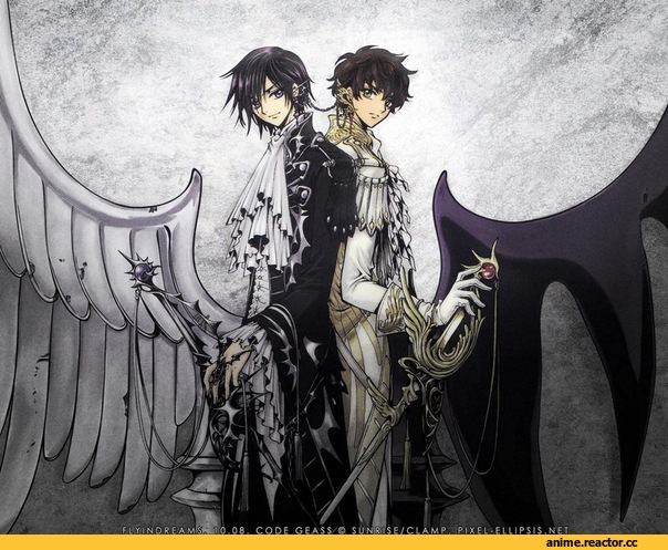 art, удалённое, Kururugi Suzaku, Code Geass, Lelouch, Anime