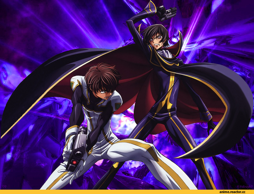 art, Kururugi Suzaku, Code Geass, Lelouch, Anime