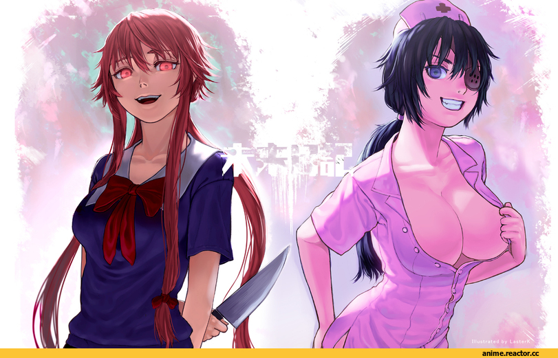 art, Mirai Nikki, Anime