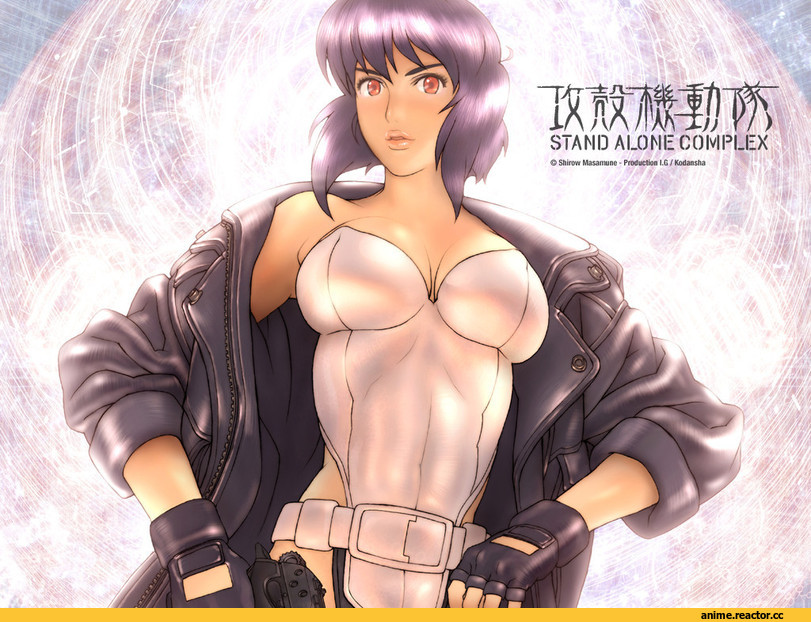 art, киберпанк, Ghost in the Shells, Мотоко, Tachikoma, Ghost in the Shell, Anime