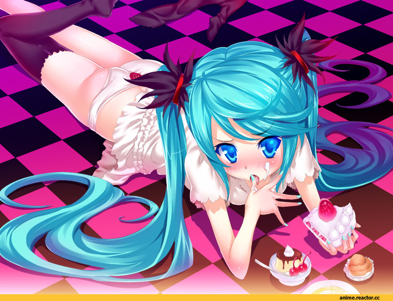 Vocaloid, Hatsune Miku, art, Anime