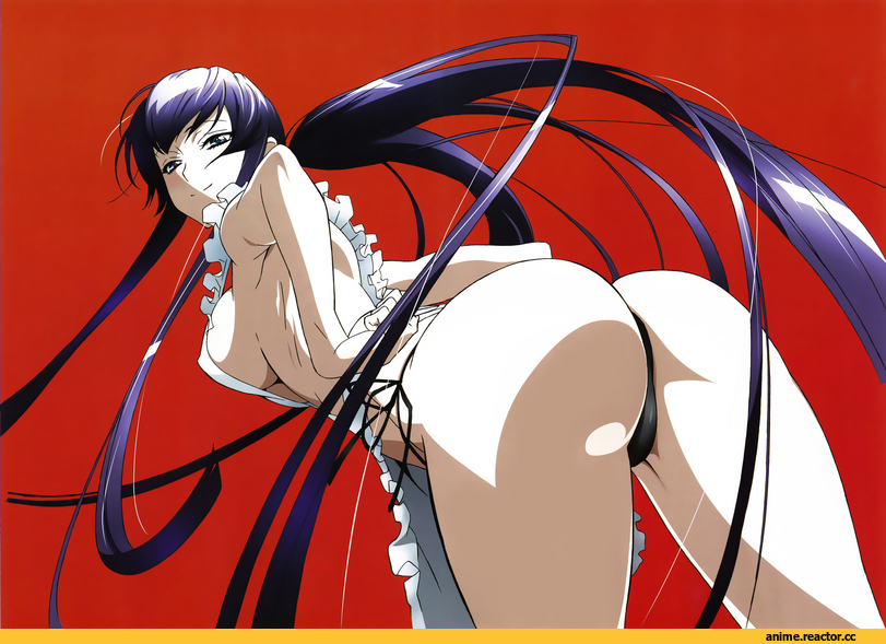 High school of the Dead, busujima saeko, art, oshiri, Anime Ero, Anime