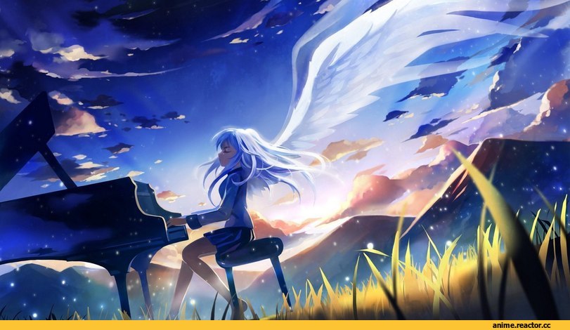art, Angel beats, Tachibana Kanade, Anime