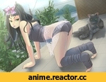 art, кошечка, Anime