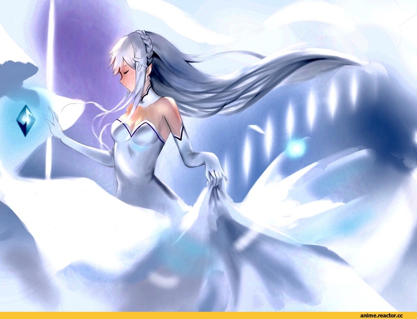 Re Zero Kara Hajimeru Isekai Seikatsu, Emilia (re zero), Anime