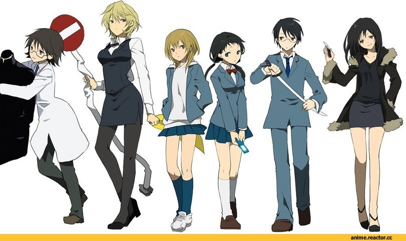 art, durarara, Anime