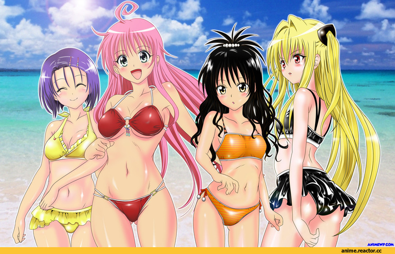 To love ru, golden darkness, yami, sairenji, haruna, lala, art, Anime