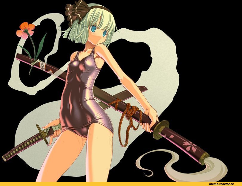 Konpaku Youmu, art, Touhou Project, Anime