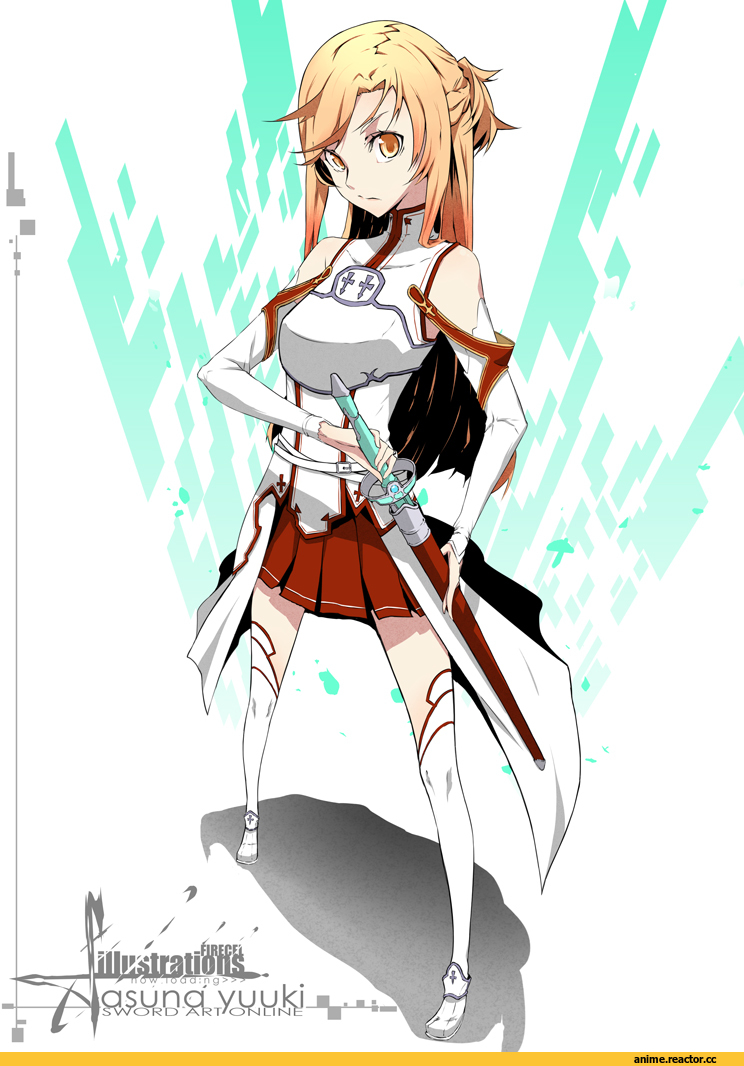 art, Asuna, inori, Guilty Crown, Nami, One Piece, Ririchyo, inu x boku ss, artist Firecel, продолжение в комментах, Anime, SAO