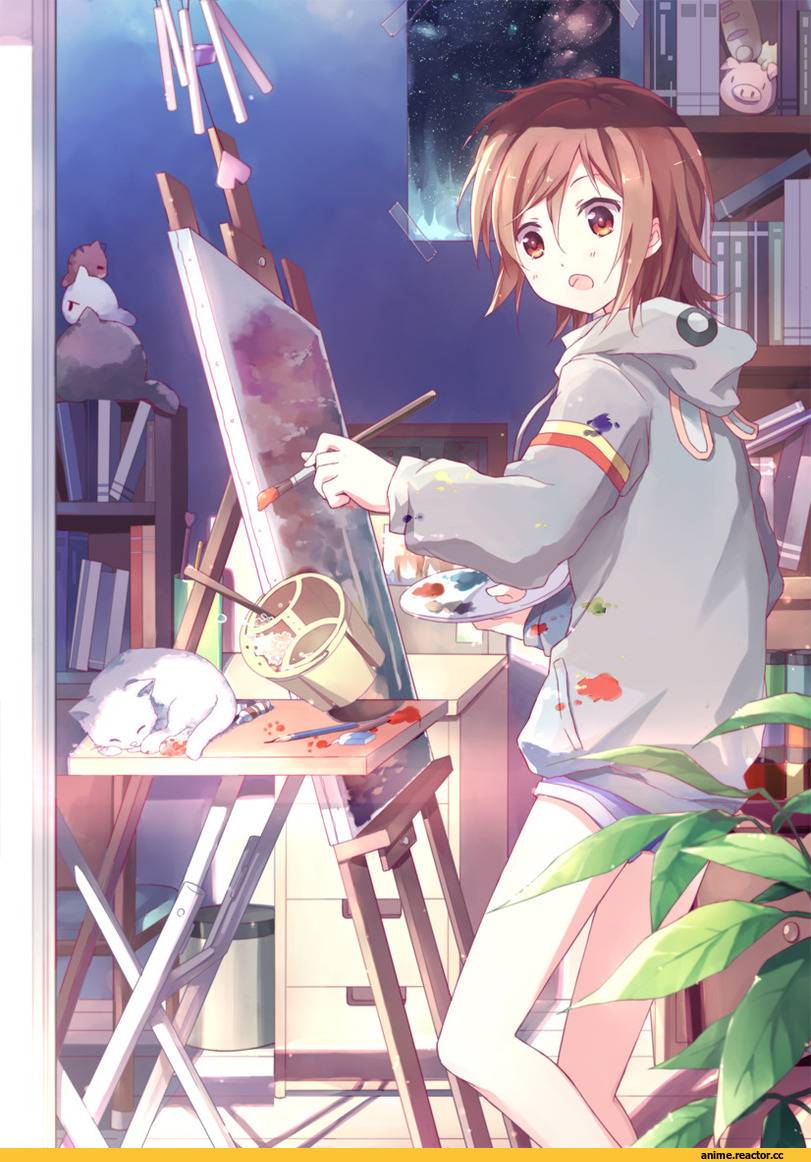 art, котэ, девушка, Anime