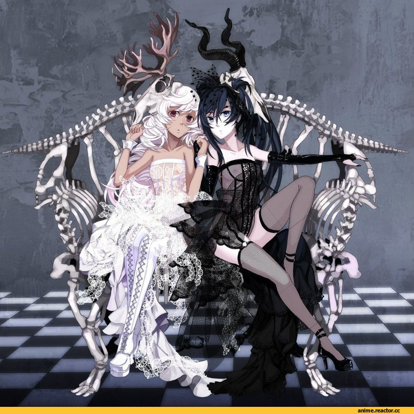 art, девушки, Anime