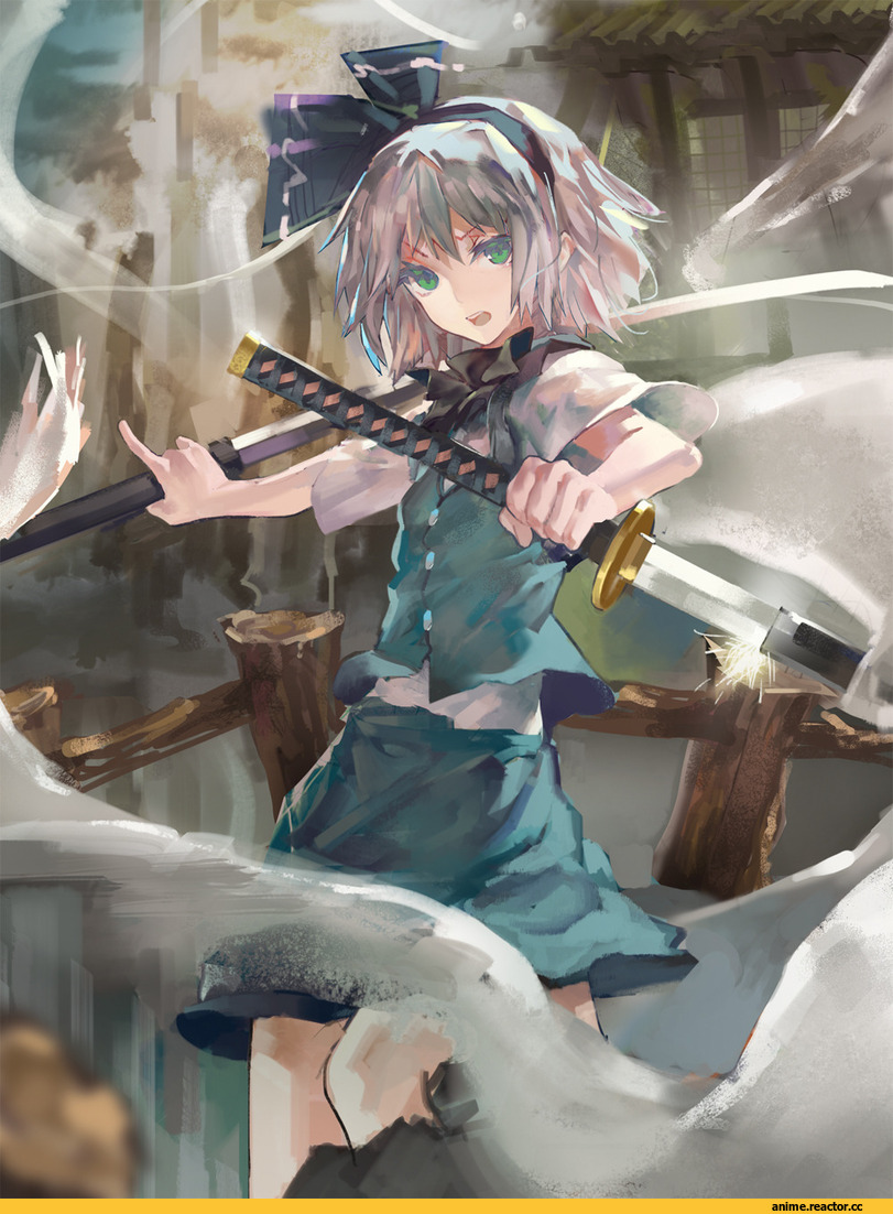 art, Touhou Project, Konpaku Youmu, продолжение в комментах, Anime
