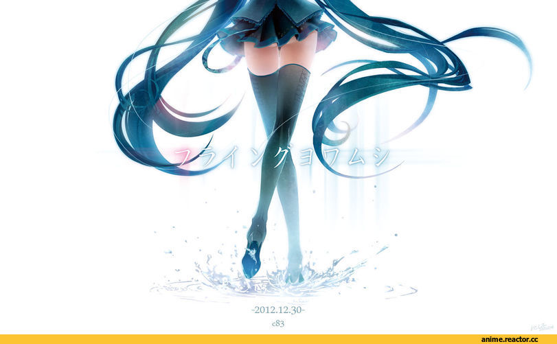 art, девушка, ноги, юбка, волосы, Hatsune Miku, Vocaloid, Мику Хацунэ, Anime