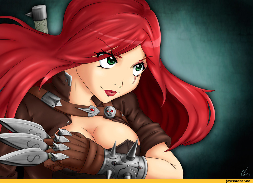 art, League of Legends, Katarina, сделал сам, Anime
