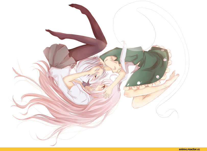 art, Touhou Project, Konpaku Youmu, Reisen, Anime