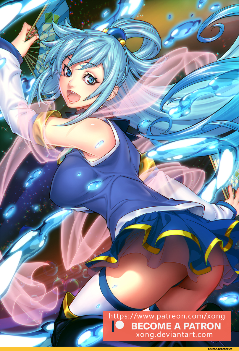 Aqua (KonoSuba), KonoSuba, Anime Ero Ass, Anime Ero, Anime Ero Pantsu, xong, artist, Anime