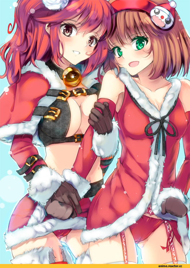 art, песочница эротики, Эротика, christmas, yuri, Anime