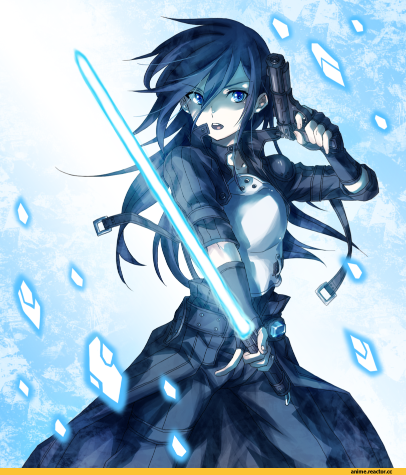 art, Gun Gale Online, Kirito, Anime