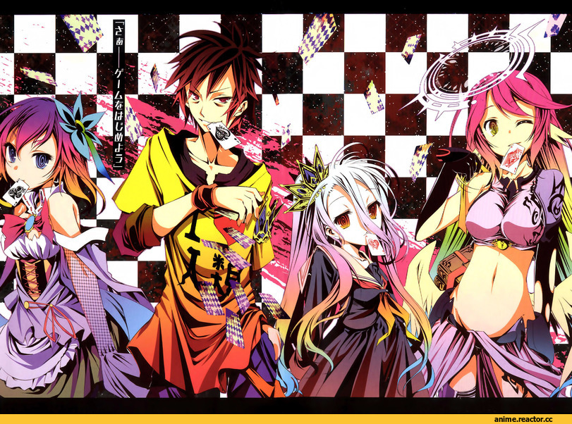 No Game No Life, Jibril, Sora (NGNL), Stephanie Dola, Shiro (NGNL), Anime