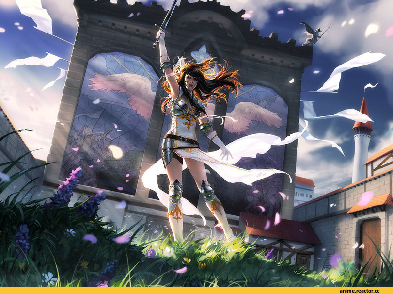 art, Angelic destiny, Anime
