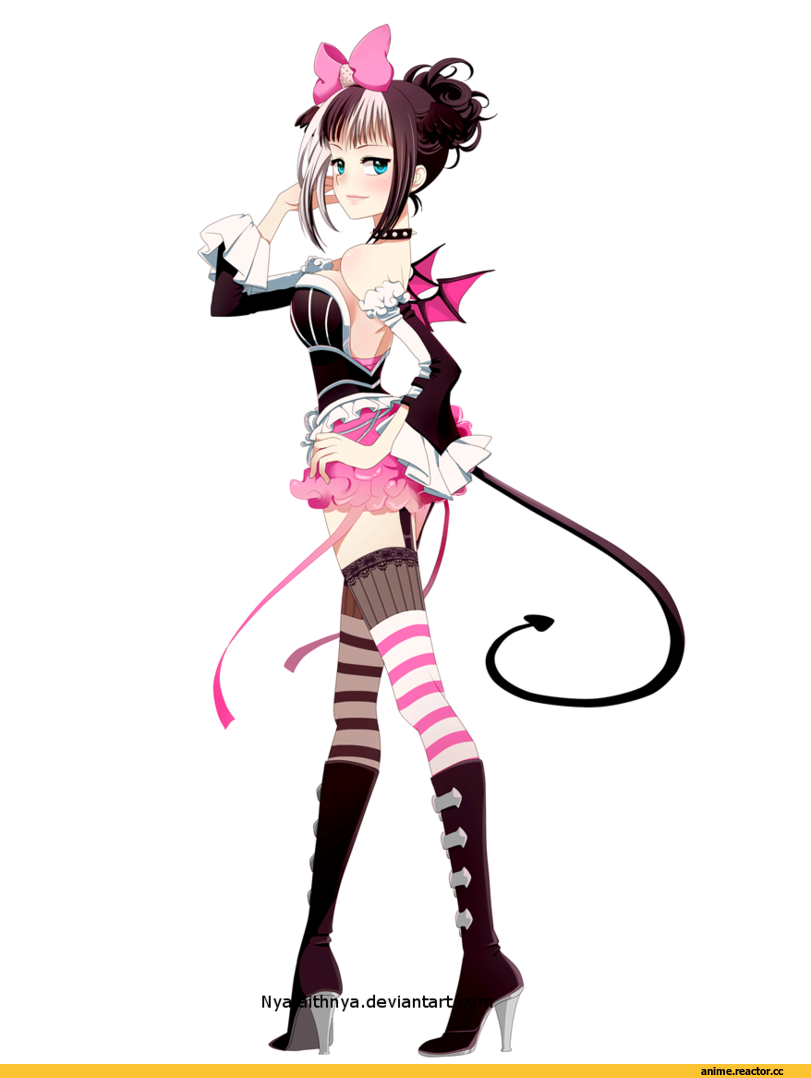art, няшка, nyafaithnya, сукуб, Anime
