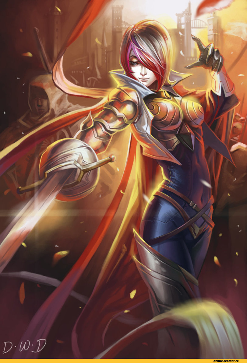 art, noble, knight, DanteWontDie, Dat Fiora, Anime