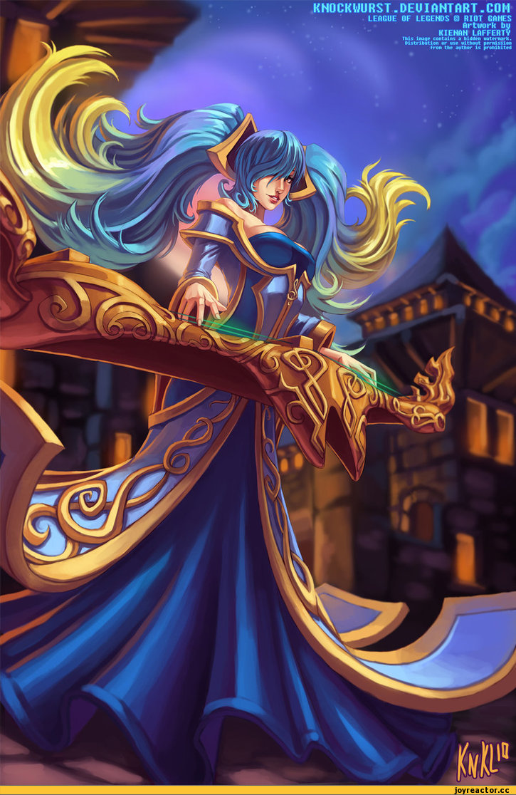 art, deviantart.com, League of Legends, Sona, Игры, еще под катом, Anime