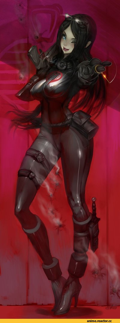 art, няша, сисечки, чека, очки, нож, дырки, автомат, Elsevilla, дым, Anime, is this yours