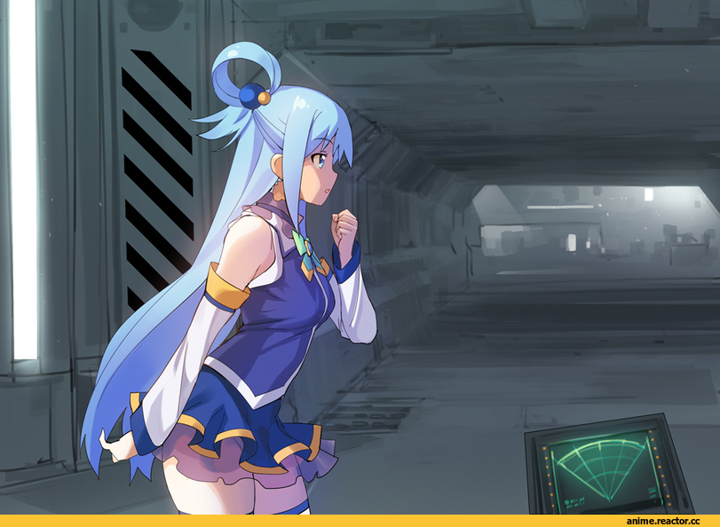 initial-g, Aqua (KonoSuba), KonoSuba, Alien (фильм), AVP, Anime