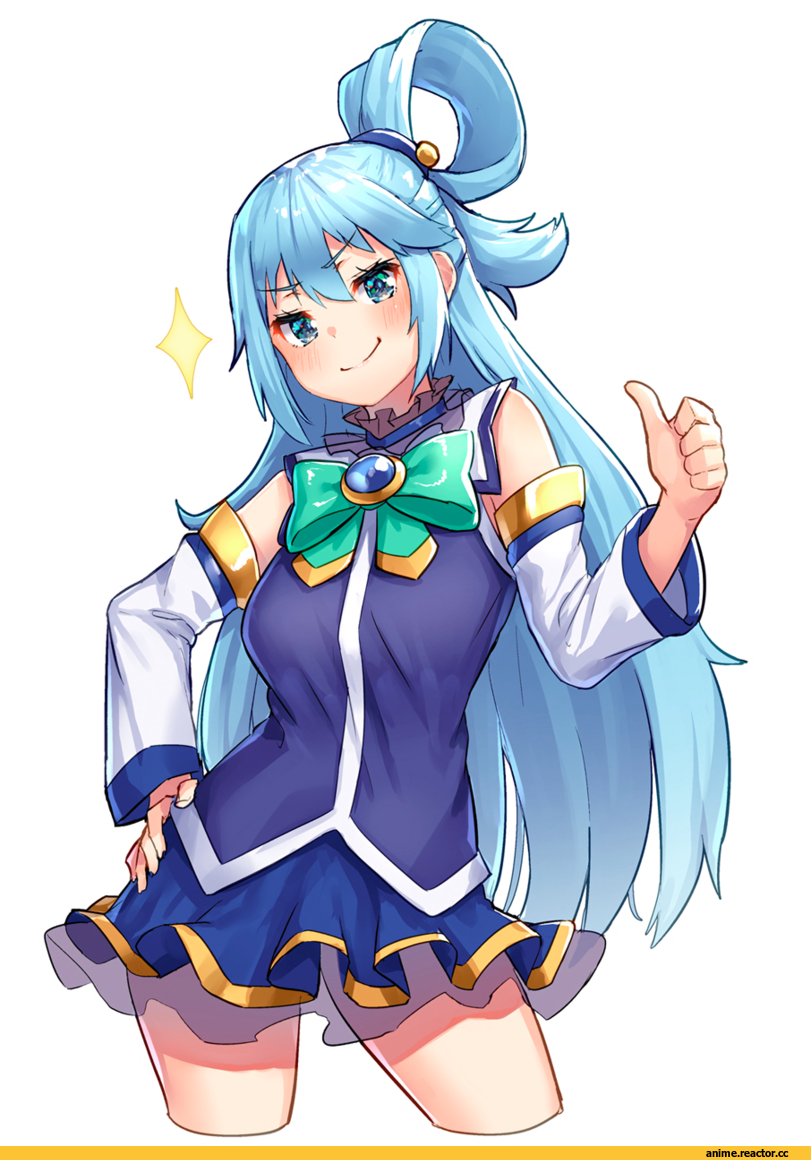 Aqua (KonoSuba), KonoSuba, pensuke, Anime Art, artist, Anime