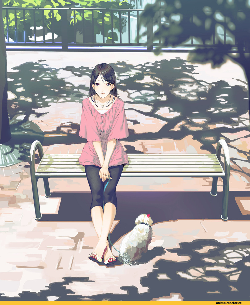 art, Ekao, девушка, Anime