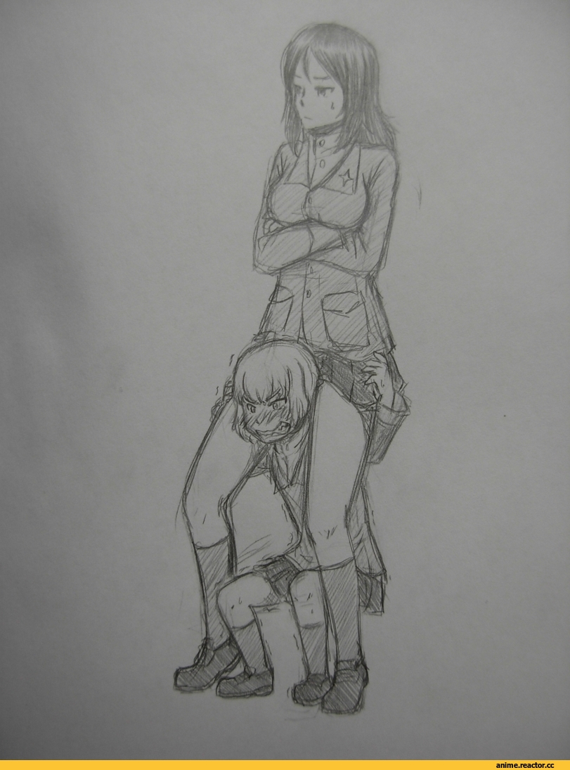 наоборот, красивые картинки, art, Anime Art, Girls und Panzer, Anime