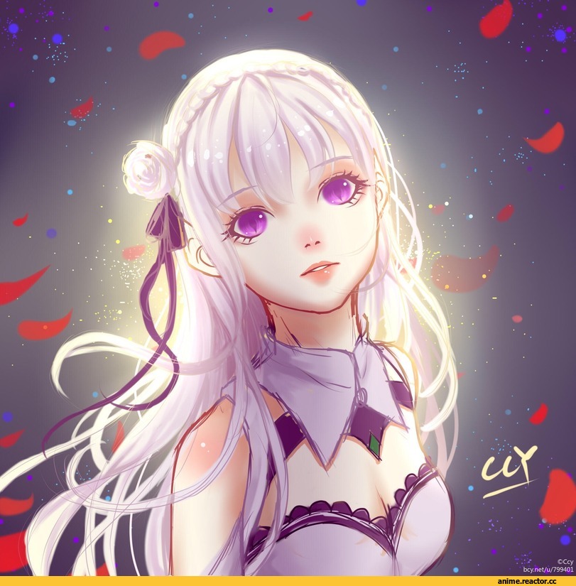 Re Zero Kara Hajimeru Isekai Seikatsu, Emilia (re zero), Emilia_ccy, Anime
