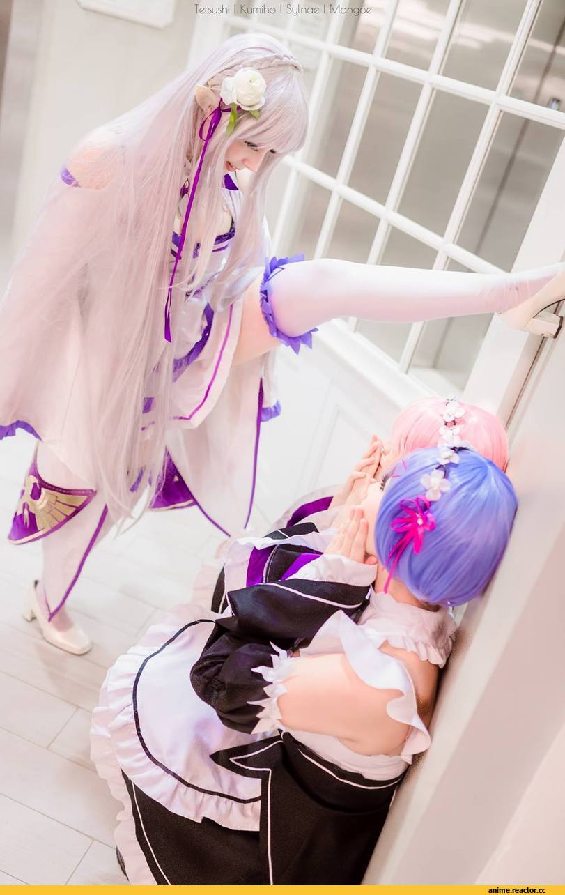 Anime Cosplay, Emilia (re zero), Re Zero Kara Hajimeru Isekai Seikatsu, cosplay, Rem (re zero), Ram (Re Zero), Anime