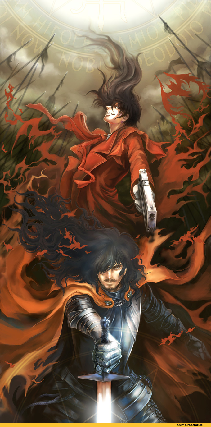 красивые картинки, Hellsing, art, Alucard, алукард, Anime