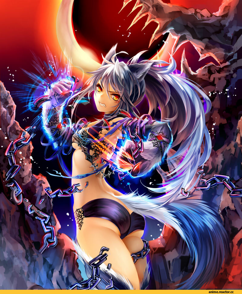 Anime Art, art, красивые картинки, девушка, Animal Ears, Inumimi, Anime