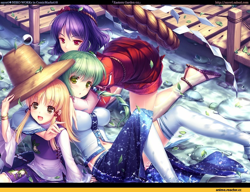Anime Art, art, красивые картинки, sayori neko works, Touhou Project, Anime