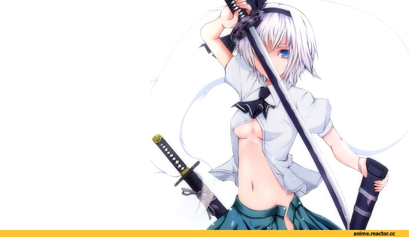art, красивые картинки, Touhou Project, Konpaku Youmu, Anime