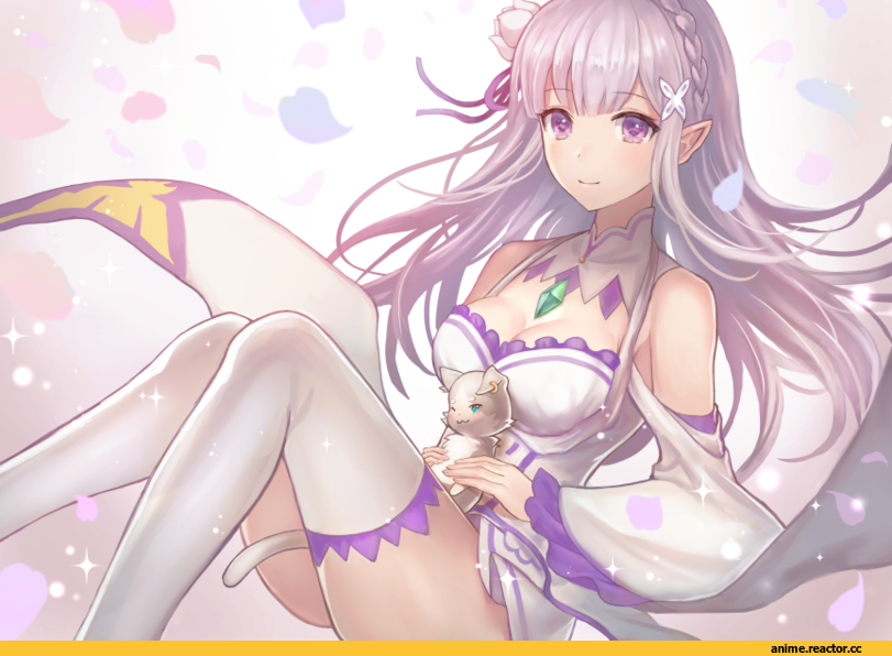 Emilia (re zero), Re Zero Kara Hajimeru Isekai Seikatsu, okakan, Anime