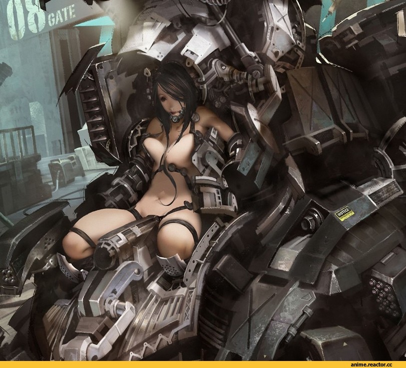 Sci-Fi, art, красивые картинки, удалённое, Anime