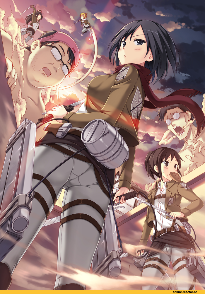 Anime Art, art, красивые картинки, булочки, отаку, извращенцы, Shingeki no Kyojin, Anime