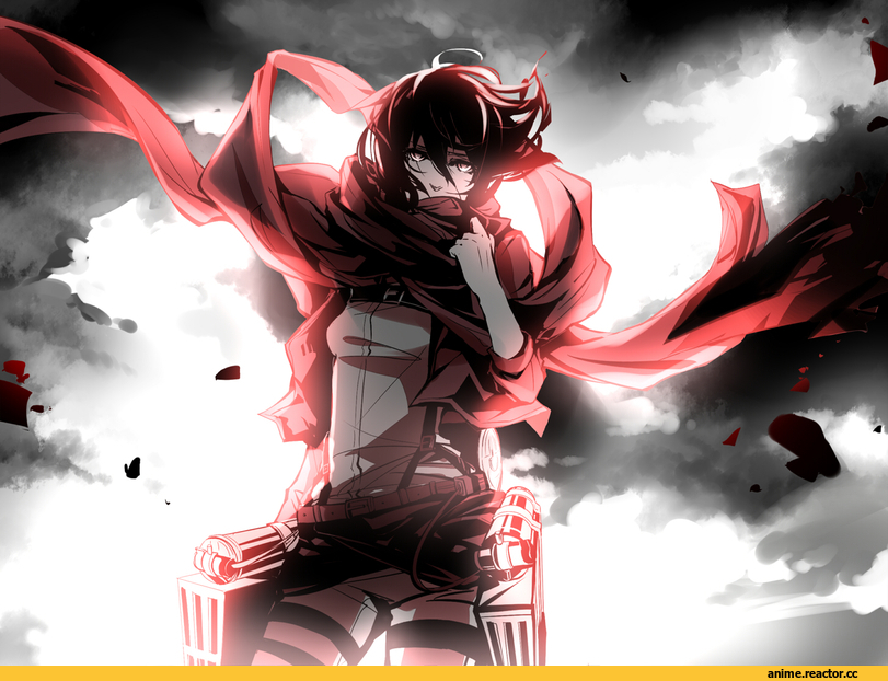 art, красивые картинки, Shingeki no Kyojin, Mikasa Ackerman, Anime